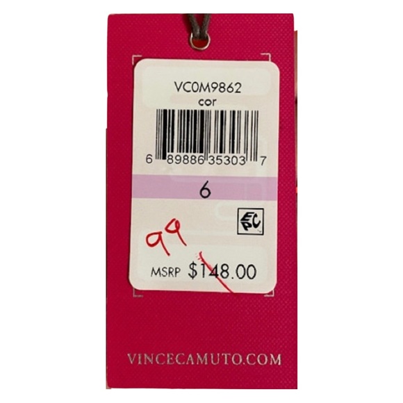 NWT Vince Camuto Coral Mock Collar Shift Dress - Picture 8 of 12